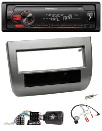 Автомагнитола для Lancia Y (843) 2005–2011 Pioneer 1 DIN, DAB, USB, MP3, антрацит