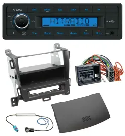 VDO AUX Bluetooth USB MP3 Autoradio für Opel Zafira Tourer ab 12 jet black