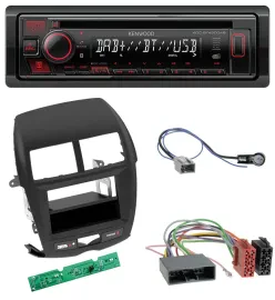 Kenwood MP3 CD USB Bluetooth DAB Autoradio für Mitsubishi ASX (2010-2014)