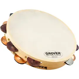 Тамбурин Grover Pro Double-Row German Bantamweight Tambourine Dry Silver/Bronze 10 in.