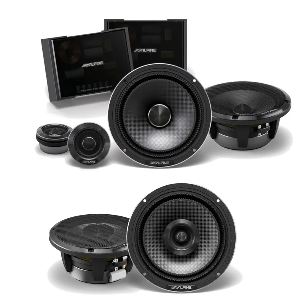 Компонентная автомобильная акустика для Ford Bronco (2021–) Alpine Component Status Plug & Play Speaker Upgrade ALP-STAT-SPK-21BRO