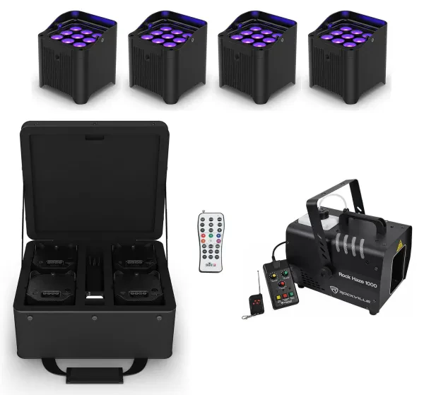 Комплект светового оборудования Chauvet DJ Freedom Par H9 IP X4+ROCKHAZE 1000 V2