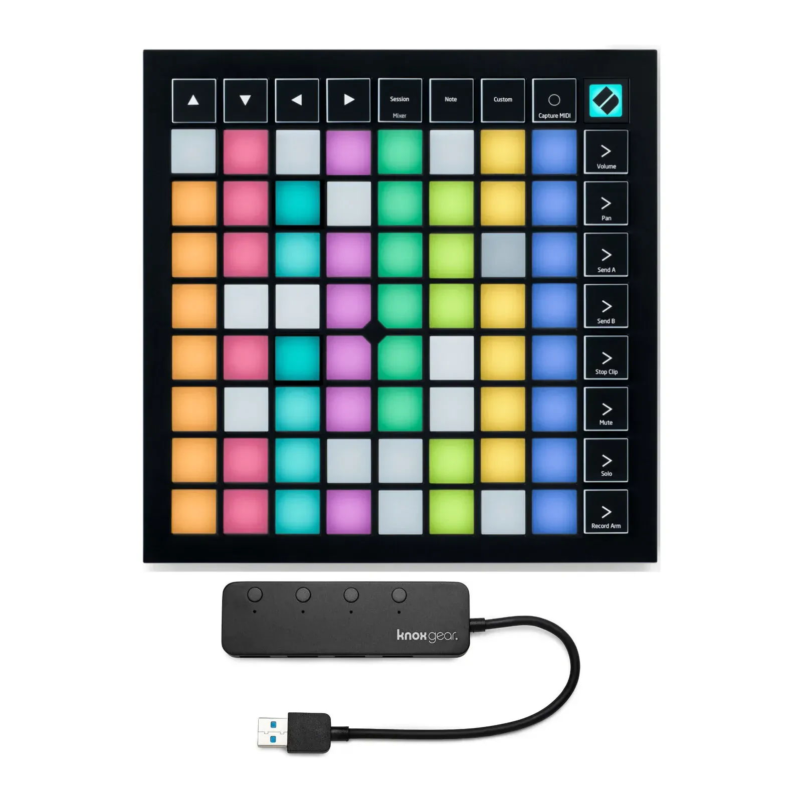 Midi-контроллер Novation Launchpad X с аксессуарами