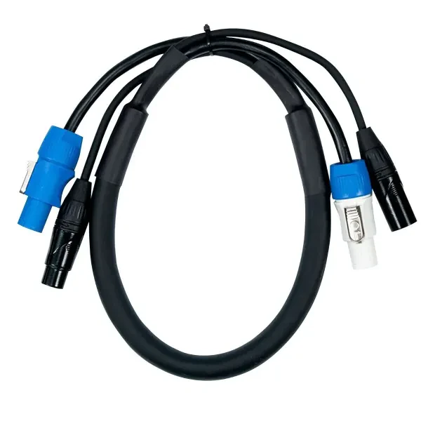 ADJ AC3PPCON3 3' 3pin XLR DMX & Locking Power Link Cable