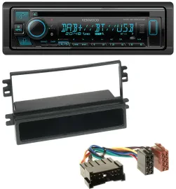 Автомагнитола Kenwood Bluetooth DAB CD MP3 USB для Kia Carens II (2004–2006)