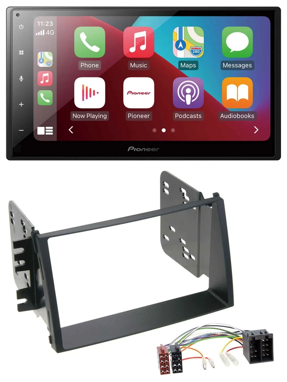 Pioneer USB MP3 DAB 2DIN Bluetooth Autoradio für Kia Soul (AM, 2008-2011)