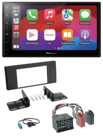 Pioneer DAB USB MP3 Bluetooth 2DIN Autoradio für BMW X5 (E53 2000 2002)