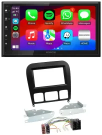 Автомагнитола для Mercedes S-Class 1998–2005 Kenwood 2 DIN, Bluetooth, USB, DAB, MP3, черная