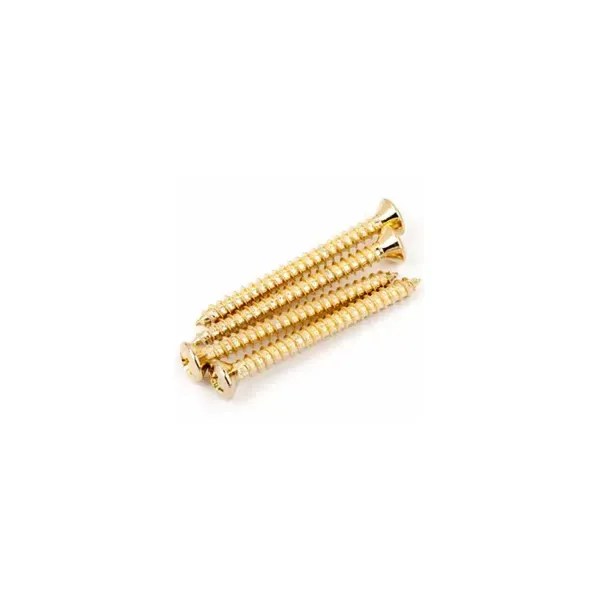 Саморез для электрогитары Fender 001-8785-049 Gold (4 штуки)