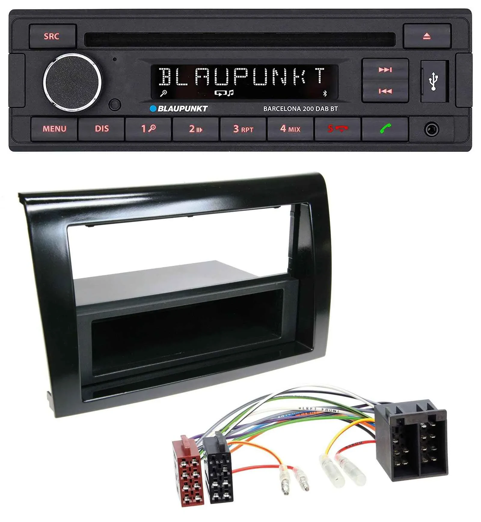 Blaupunkt USB DAB CD Bluetooth MP3 Autoradio für Fiat Bravo (ab 2007)
