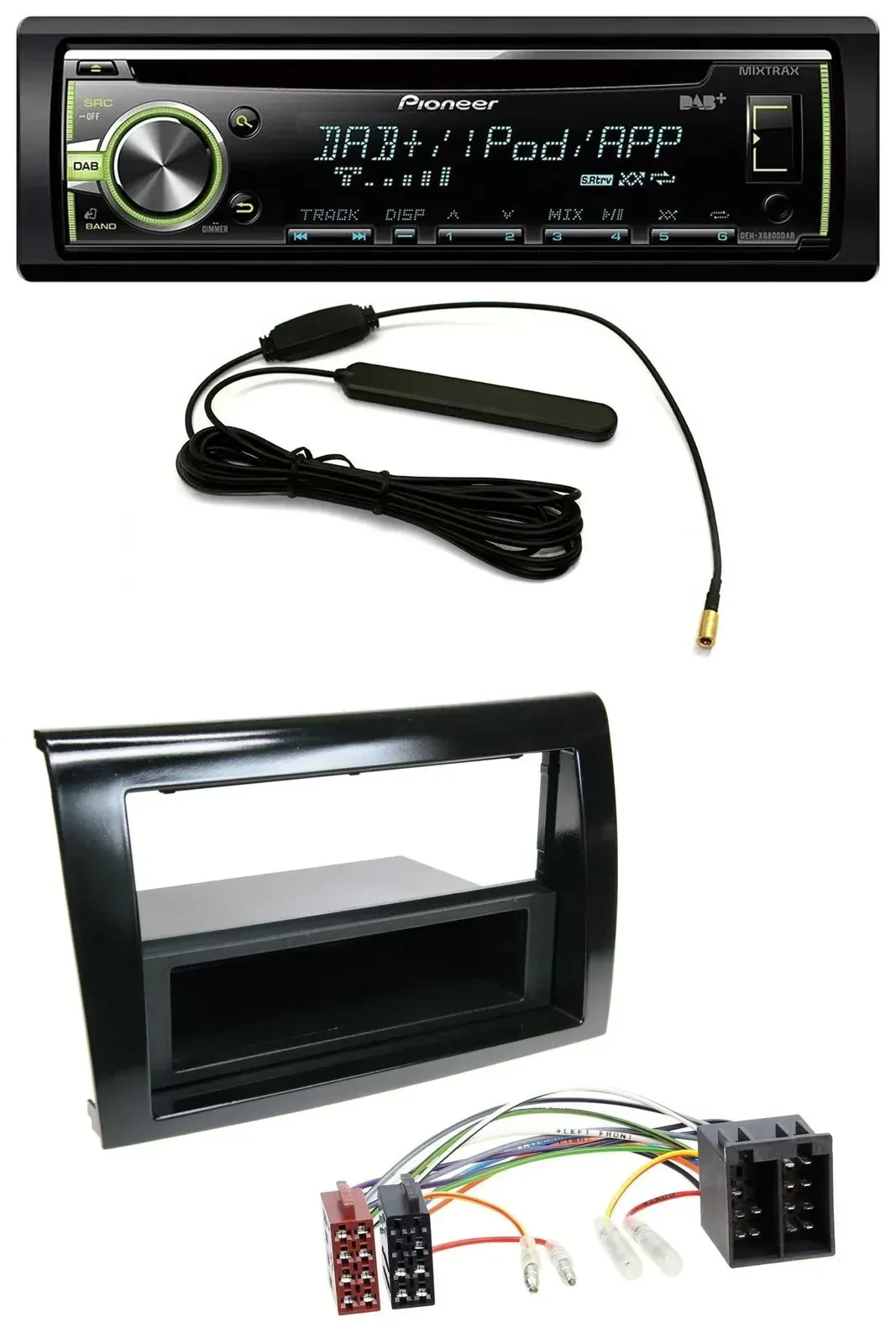 Автомагнитола Pioneer MP3 USB CD DAB AUX для Fiat Bravo (с 2007)