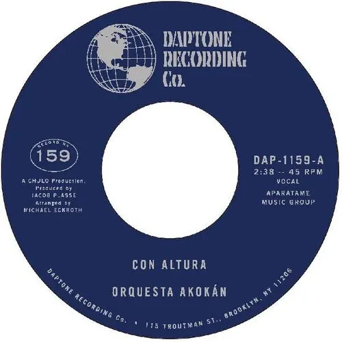 Виниловая пластинка Orquesta Akokan - Con Altura / Tkn [New 7" Vinyl]