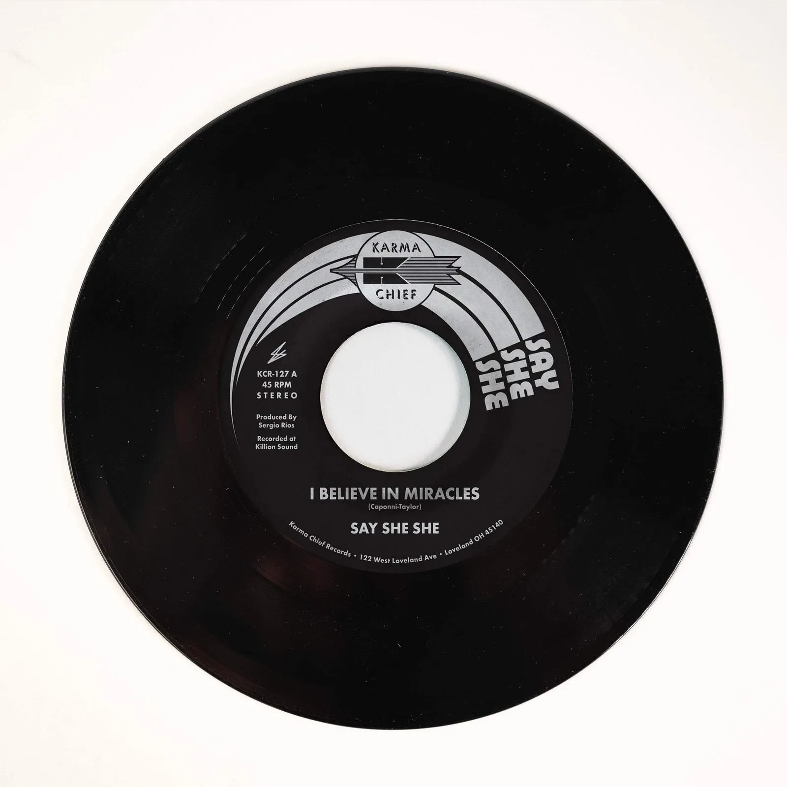 Виниловая пластинка Say She She – I Believe In Miracles / C'est Si Bon 7" (Релиз 2024)