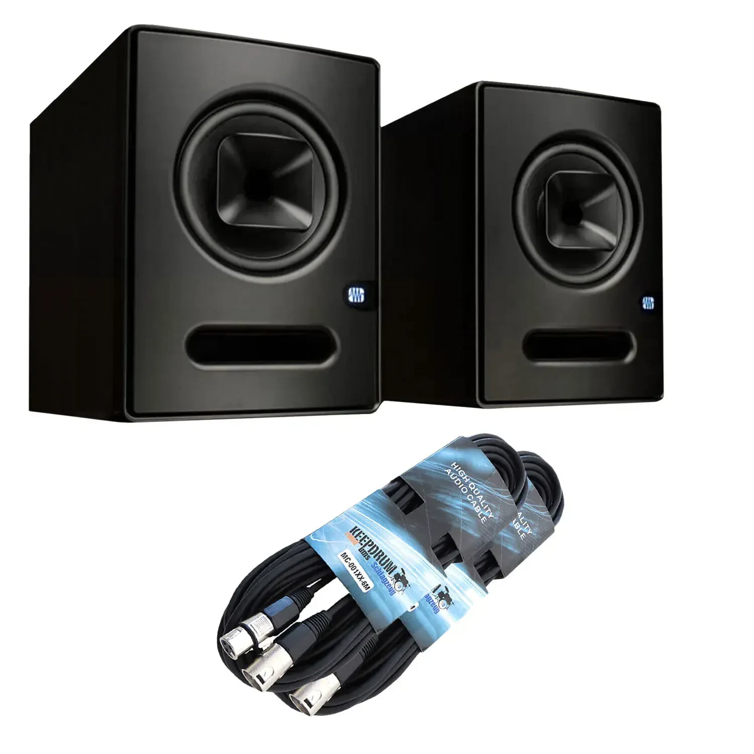 Активный студийный монитор PreSonus Sceptre S8 Black с кабелем (пара)