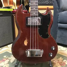 Бас-гитара Gibson EB-0 Slotted Headstock B Cherry Case USA 1968