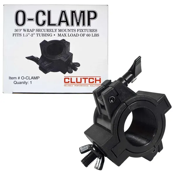 Light Truss Clamps Lighting O Clamp Global Heavy Duty Fits 1.5" & 2" Tubing