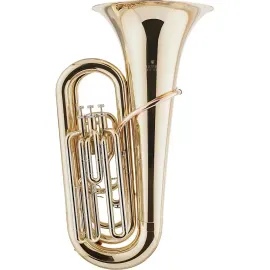 Blessing BTU1287 Bb 34 3Valve Tuba Outfit Clear Lacquer