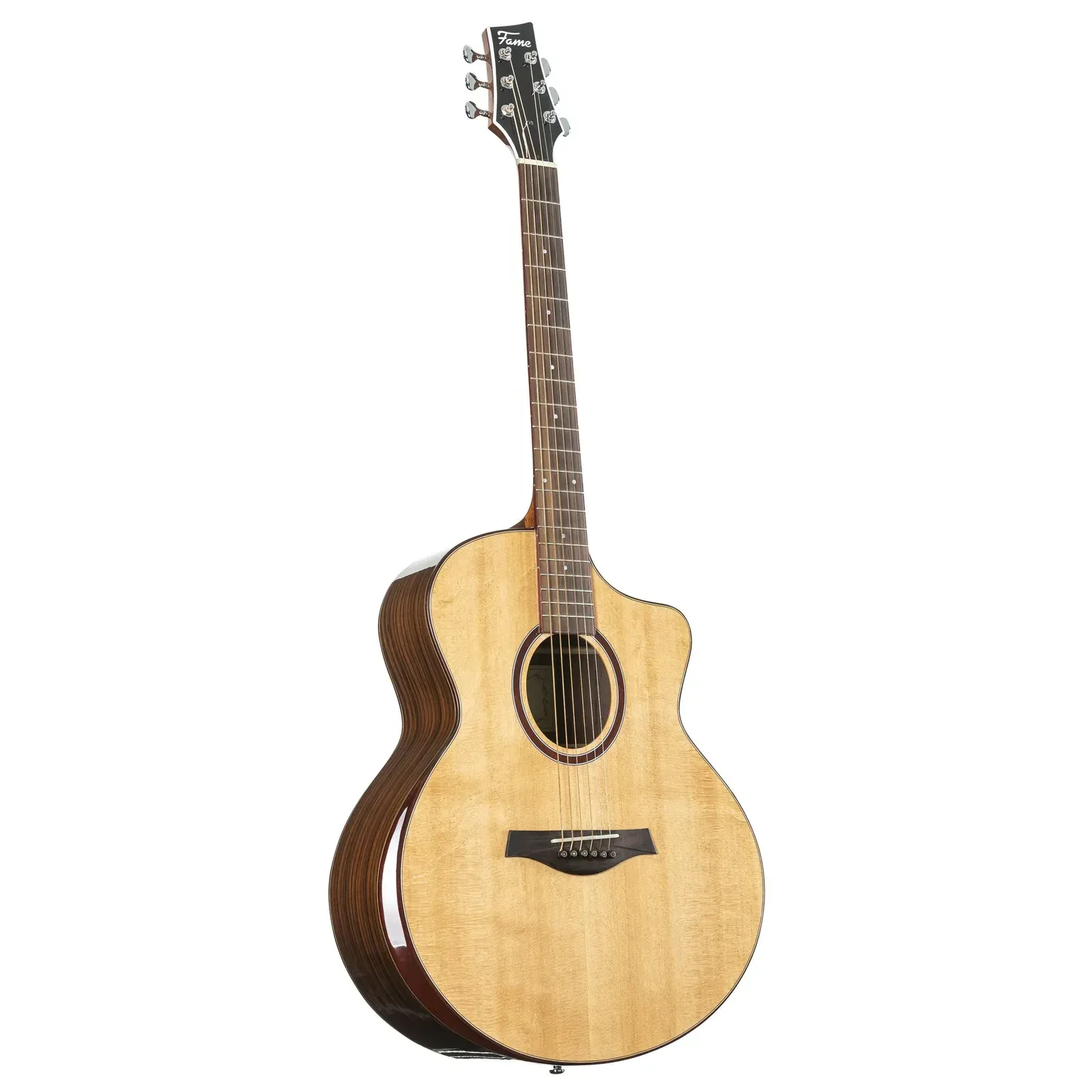 Акустическая гитара Fame Audio Artist Pro массив ель, палисандр Santos, X-bracing