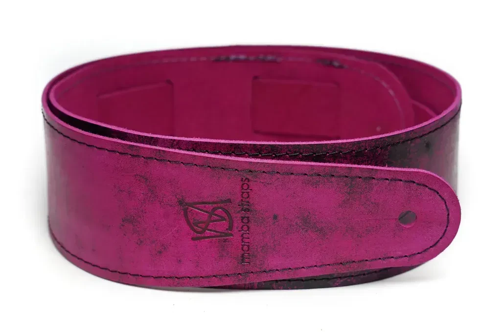 Ремень для гитары Mamba straps MB6061-130-2 Pink Loft