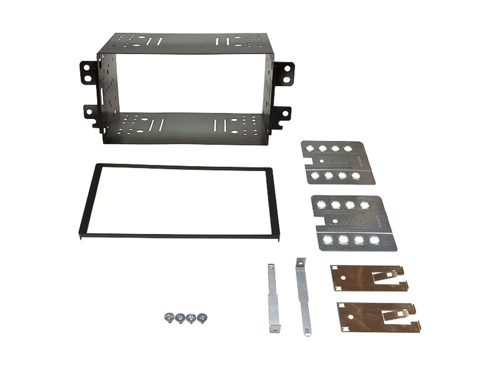 Radioblende Set Doppel DIN Autoradio für Kia Carens II FJ 2002-2006