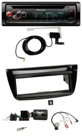 Автомагнитола для Fiat Doblo 2012–2015 Pioneer CD, DAB, USB, Bluetooth, черный глянец