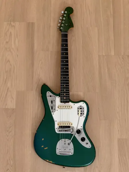 Электрогитара Fender Jaguar Slab Board Pre-CBS Lake Placid Blue w/case USA 1962