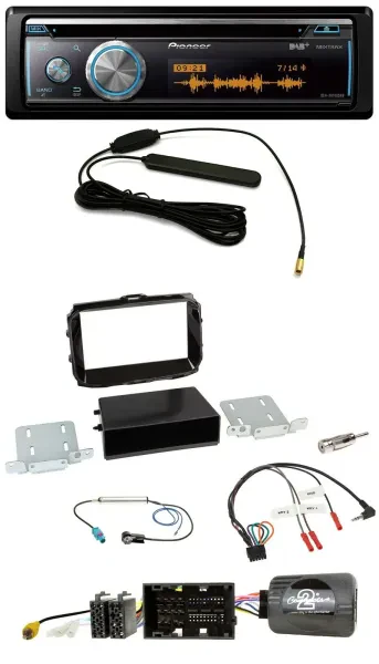 Pioneer CD USB Bluetooth DAB Lenkrad Autoradio für Alfa Giulietta 13-21 piano-sc