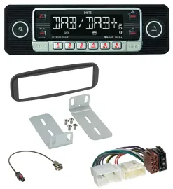 Dietz USB DAB MP3 Bluetooth Autoradio für Renault Clio (2012-2017)
