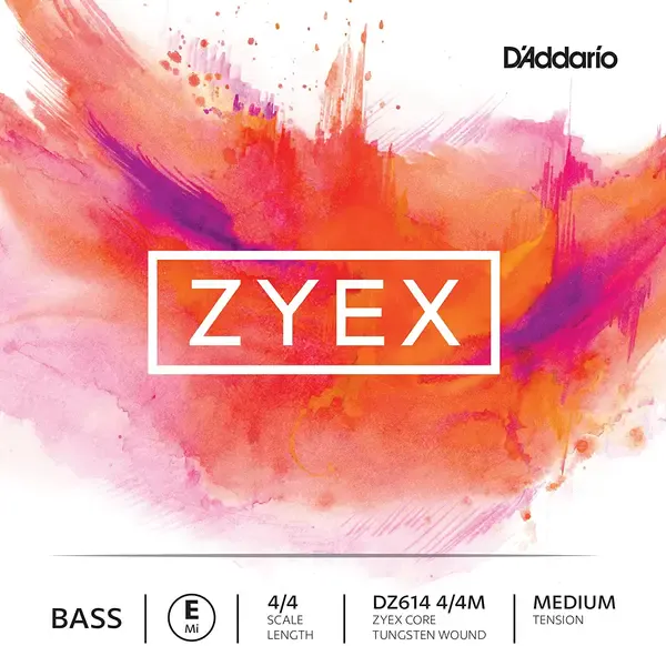 Одиночная струна Е/Ми для контрабаса D'Addario Zyex DZ614 4/4M