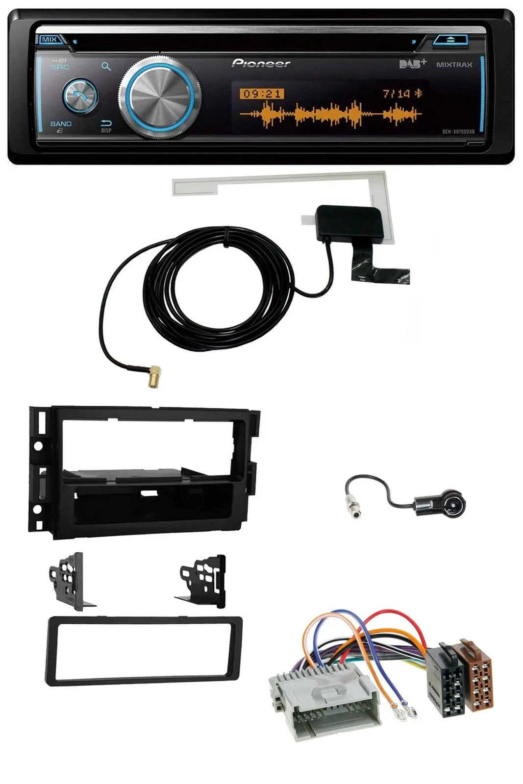 Pioneer Bluetooth DAB MP3 USB CD Autoradio für Buick Enclave 2008-2012 Lucerne 2
