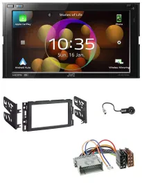 JVC DAB MP3 2DIN Bluetooth USB Autoradio für Buick Enclave 2008-2012 Lucerne 200