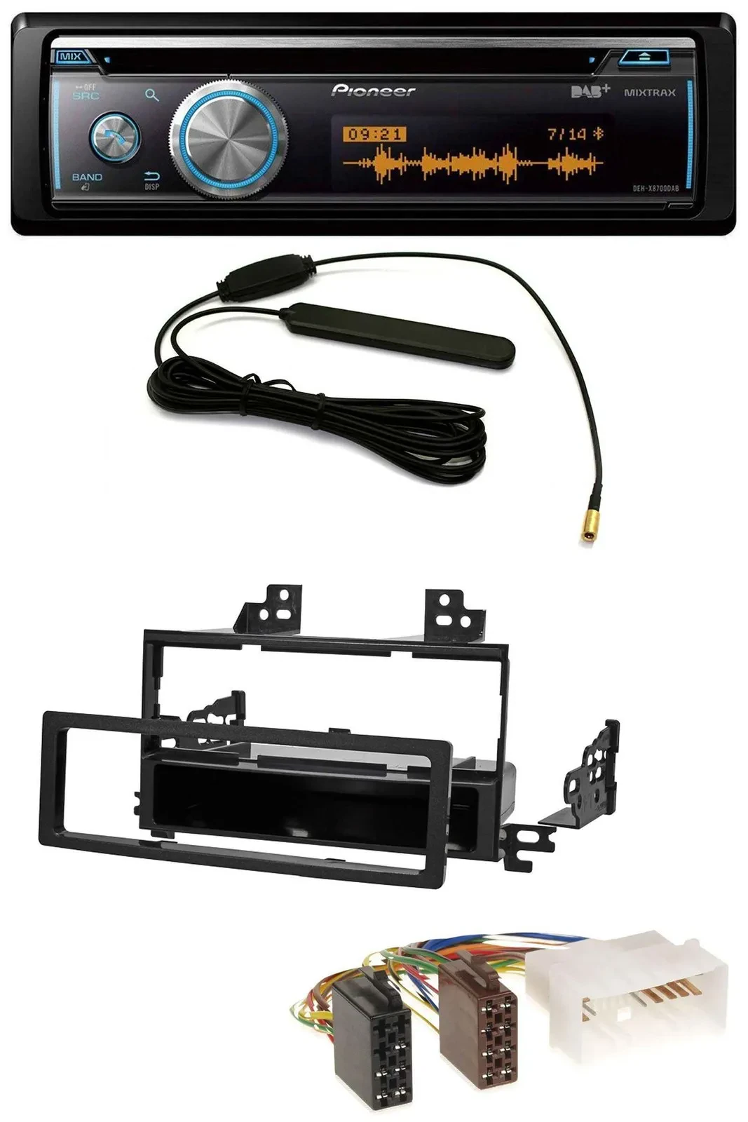 Pioneer CD USB Bluetooth DAB MP3 Autoradio für Kia Rio Hyundai Accent 2006-2011