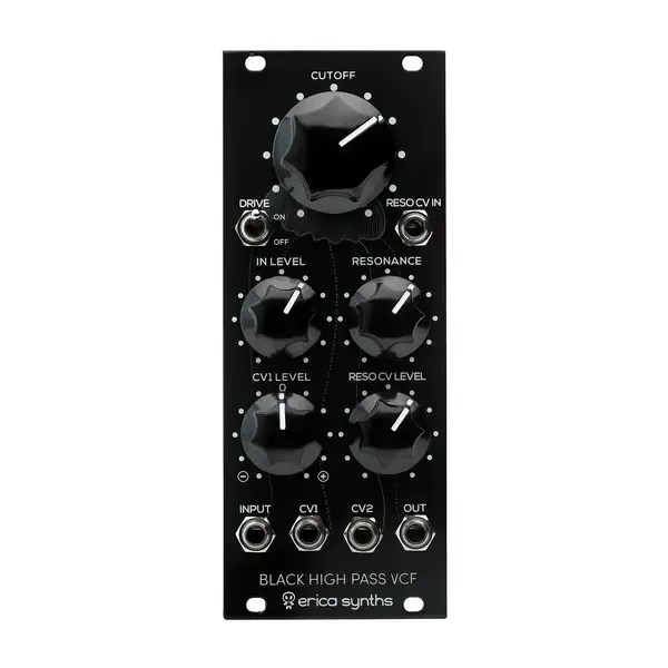 Модульный студийный синтезатор Erica Synths Black High Pass VCF Filter Eurorack Synth Module