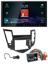 JVC USB Bluetooth 2DIN DAB MP3 Autoradio für Chevrolet Cruze ab 2009