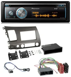 Автомагнитола для Honda Civic Hybrid FD3 (2006–2010) Pioneer MP3 DAB USB CD Bluetooth антрацит