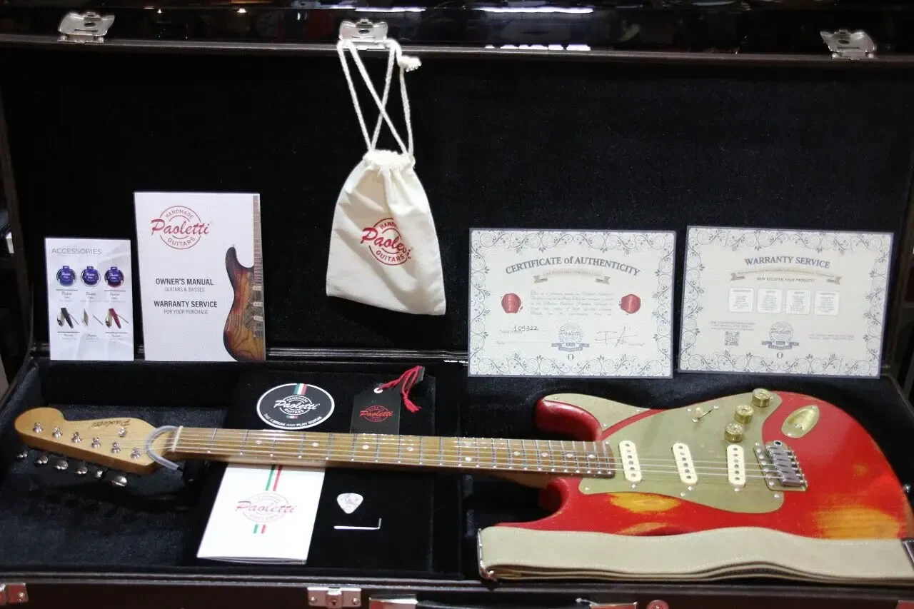 Электрогитара PAOLETTI Stratospheric Gold Ruby