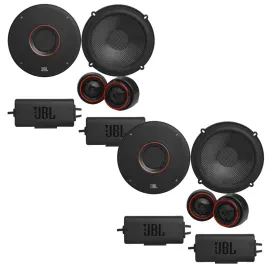 (2-Pairs) JBL CLUB 64CSQ 380W RMS 6.5" 2 Way Component Speaker