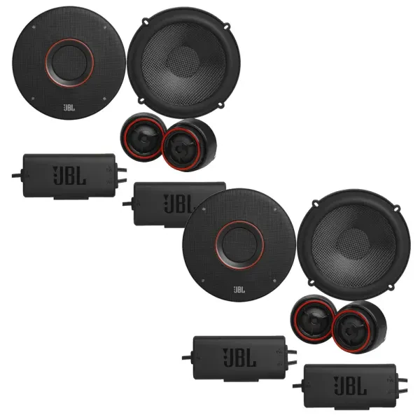 (2-Pairs) JBL CLUB 64CSQ 380W RMS 6.5" 2 Way Component Speaker