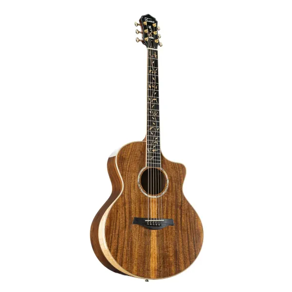 Fame Koa Deluxe Grand Auditorium Westerngitarre, vollmassiv, Koa-Decke, Fishman