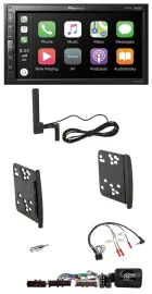 Автомагнитола Pioneer 2-DIN, USB, Bluetooth, DAB, совместима с кнопками на руле, для Ford Focus/Galaxy/Mondeo