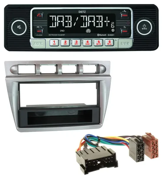Dietz USB DAB MP3 Bluetooth Autoradio für Kia Picanto (2004-2007)