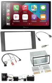 Автомагнитола для Ford Kuga 2008–2012 Pioneer 2DIN, DAB, Bluetooth, USB, антрацит