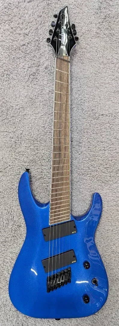 Jackson  X Series Soloist™ Arch Top SLAT7 MS,  Multi-Scale, Metallic Blue