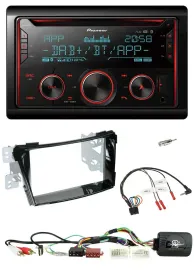 Pioneer 2DIN DAB Lenkrad Bluetooth USB CD Autoradio für Hyundai i40 11-19 USB AU