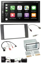 Автомагнитола для Ford Kuga (2008–2012) Pioneer 2DIN DAB Bluetooth USB, антрацит
