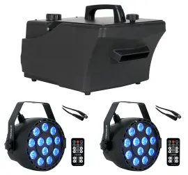 Дым-машина American DJ ENTOUR CHILL DMX, низкий туман, с пультом (набор, 2 PAR-светильника)