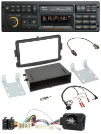 Blaupunkt USB DAB SD Lenkrad Bluetooth Autoradio für Dacia Logan Sandero ab 12 s
