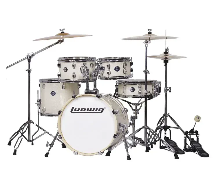LC197-2 Accent Pro Барабанная установка, белая, 2 коробки, Ludwig