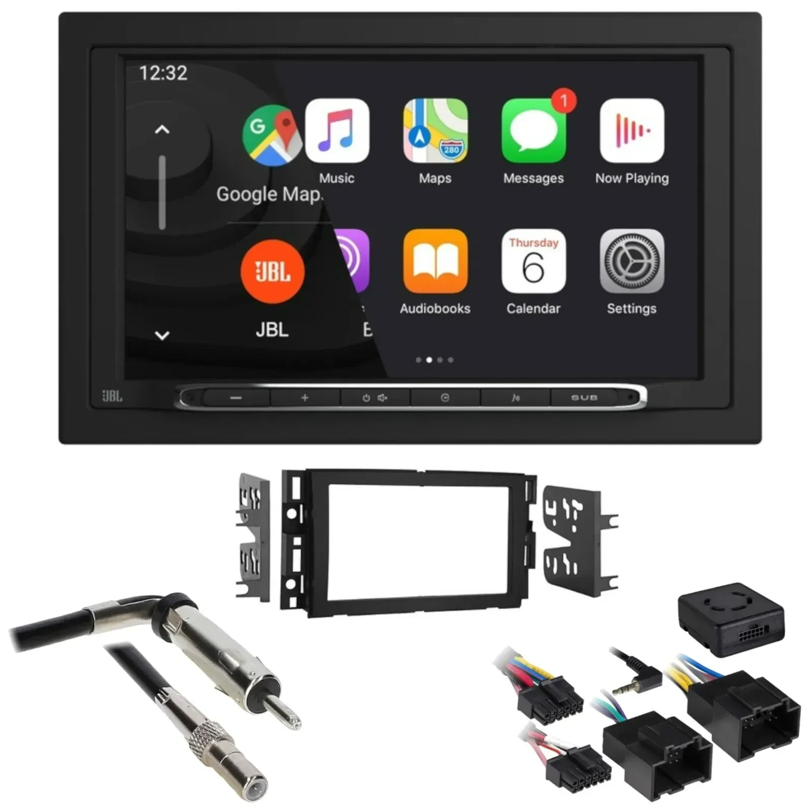 Автомагнитола для Chevrolet Tahoe 2007–2014 JBL 2-DIN, беспроводная