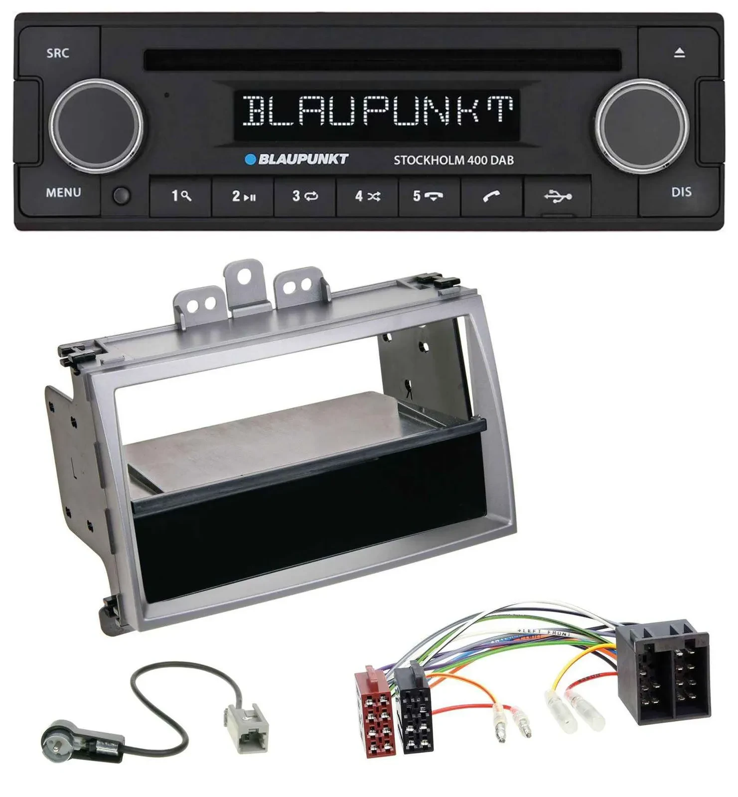Автомагнитола для Hyundai i20 (2008–2011) Blaupunkt MP3 Bluetooth DAB CD USB с карманом